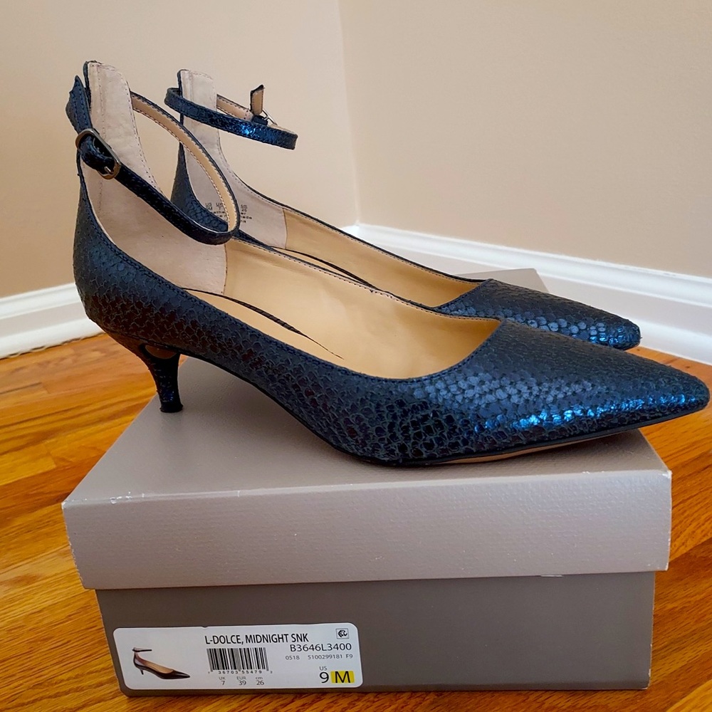 Franco Sarto Snakeskin Heels